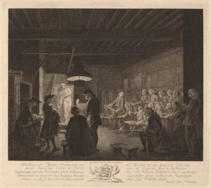 Tegneakademiet i Amsterdam af Reinier Vinkeles