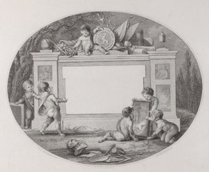 Handelskort, 1800-tallet. af Reinier Vinkeles