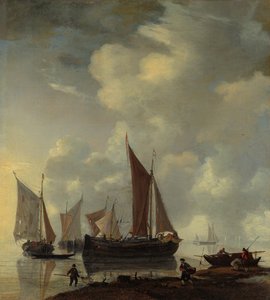 Kystscene, midten af 1600-tallet. af Reinier Zeeman