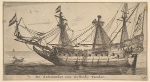 Salemanderen an Oostindis Vaerder, midten af ​​1600-tallet.