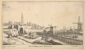 Zaagmolen-porten, 1600-tallet. af Reinier Zeeman