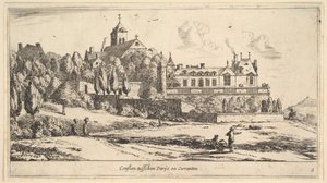 Udsigt over Conflans, 1600-tallet. af Reinier Zeeman