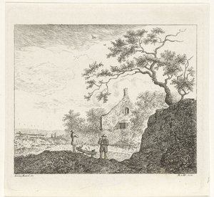 Landskab med figurer