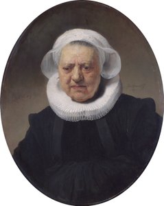 Portræt af Aechje Claesdr. Pesser af Rembrandt van Rijn