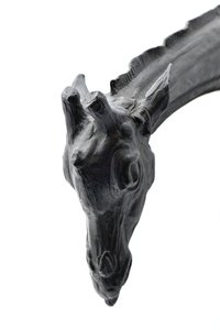 Stor giraf med sænket hoved, modelleret 1909-10, støbt før 1913 (bronze) (se også 3084917-43) af Rembrandt Bugatti
