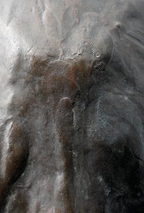 Stor giraf med sænket hoved, modelleret 1909-10, støbt før 1913 (bronze) (se også 3084917-43) af Rembrandt Bugatti