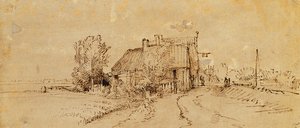 En kro ved en vejkant, af Rembrandt van Rijn