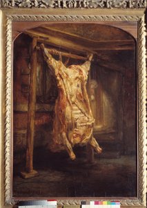Oksebark Oksekroppe separat. Maleri af Harmensz Van Rijn Rembrandt (1606-1669) af Rembrandt van Rijn
