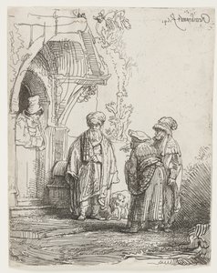 Jakob og Laban af Rembrandt van Rijn