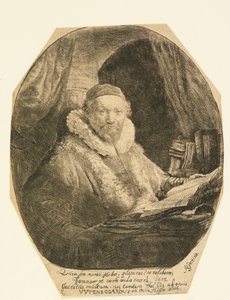 Jan Uytenbogaert, Prædikant af Rembrandt van Rijn