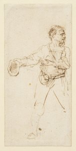 Mand stående, c.1634 af Rembrandt van Rijn