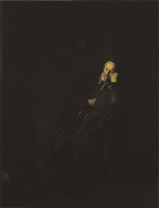 Portræt af en gammel mand, 1629 af Rembrandt van Rijn