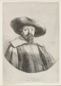 Samuel Manasseh Ben Israel, jødisk forfatter af Rembrandt van Rijn