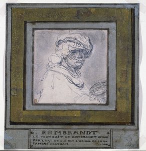 Selvportræt af Rembrandt van Rijn