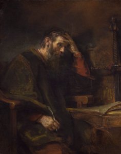 Apostlen Paulus, ca. 1657 (olie på lærred) af Rembrandt van Rijn