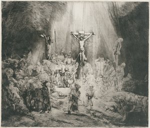 De tre kors, ca. 1653 (radering)
