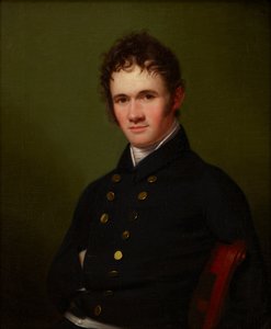 Portræt af kommandør Lewis Warrington af Rembrandt Peale