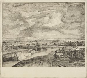 „---- Uvejr“ efter Rembrandt af Rembrandt van Rijn