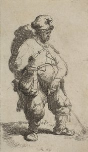 En mand der laver vand, 1630., 1630. af Rembrandt van Rijn