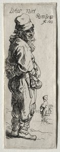 En bonde svarer: "det er ingenting" af Rembrandt van Rijn