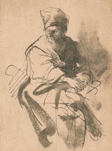 En undersøgelse, 1600-tallet, 1906 af Rembrandt van Rijn