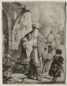 Abraham drev Hagar og Ismael ud af Rembrandt van Rijn