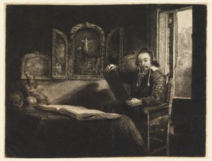Abraham Francen, apoteker af Rembrandt van Rijn