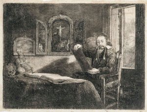 Abraham Francen, apoteker af Rembrandt van Rijn