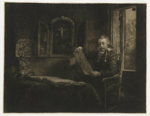 Abraham Francen, apoteker af Rembrandt van Rijn