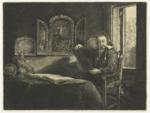 Abraham Francen, apoteker af Rembrandt van Rijn