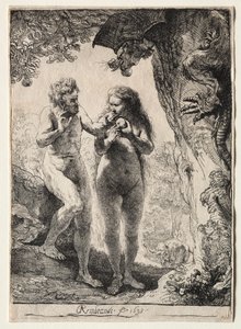 Adam og Eva af Rembrandt van Rijn