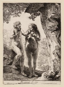 Adam og Eva af Rembrandt van Rijn
