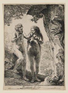Adam og Eva af Rembrandt van Rijn