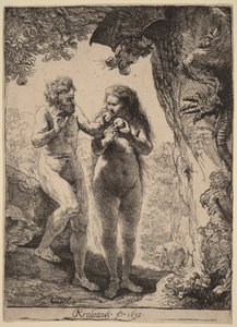 Adam og Eva af Rembrandt van Rijn