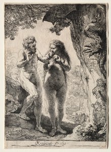 Adam og Eva, 1638. af Rembrandt van Rijn