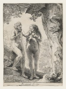 Adam og Eva, 1638 af Rembrandt van Rijn