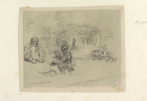 Baders Samling af 85 originale tryk (serietitel) af Rembrandt van Rijn