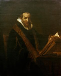 Billede af Johannes Cornelisz. Sylvius (?) af Rembrandt van Rijn