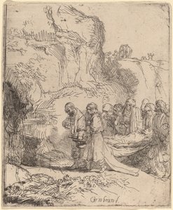 Kristus båret til graven af Rembrandt van Rijn