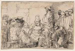 Kristus i diskussion med de skriftkloge af Rembrandt van Rijn