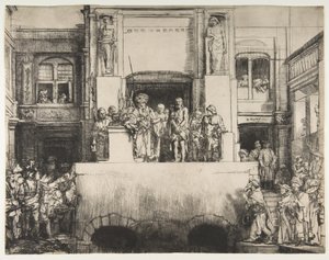 Kristus præsenteret for folket, 1655. af Rembrandt van Rijn