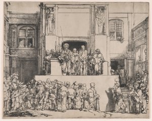 Kristus præsenteret for folket, 1655., 1655. af Rembrandt van Rijn