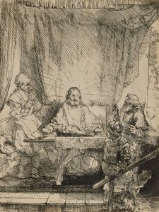 Kristus i Emmaus af Rembrandt van Rijn