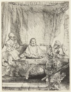 Kristus i Emmaus af Rembrandt van Rijn