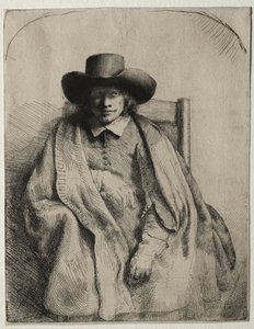 Clement de Jonghe, trykkeri, 1651. af Rembrandt van Rijn