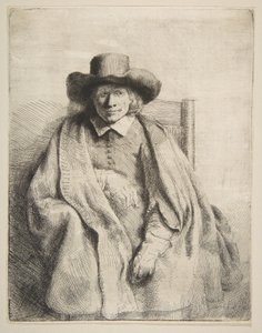 Clement de Jonghe, trykkeri, 1651. af Rembrandt van Rijn