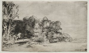 Træklump med udsigt, 1652. af Rembrandt van Rijn