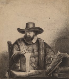 Cornelis Claesz Anslo, 1641. af Rembrandt van Rijn