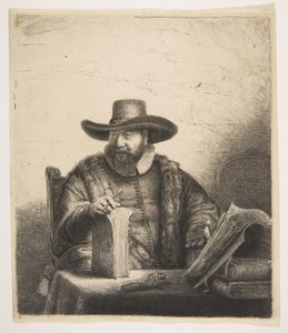 Cornelis Claesz Anslo, Prædikant af Rembrandt van Rijn