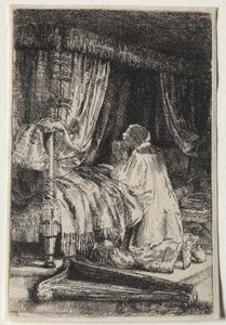 David i bøn, 1652. af Rembrandt van Rijn